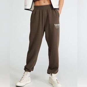 Budweiser by PacSun Chocolate Brown Baggy Jogger Sweatpants Size M